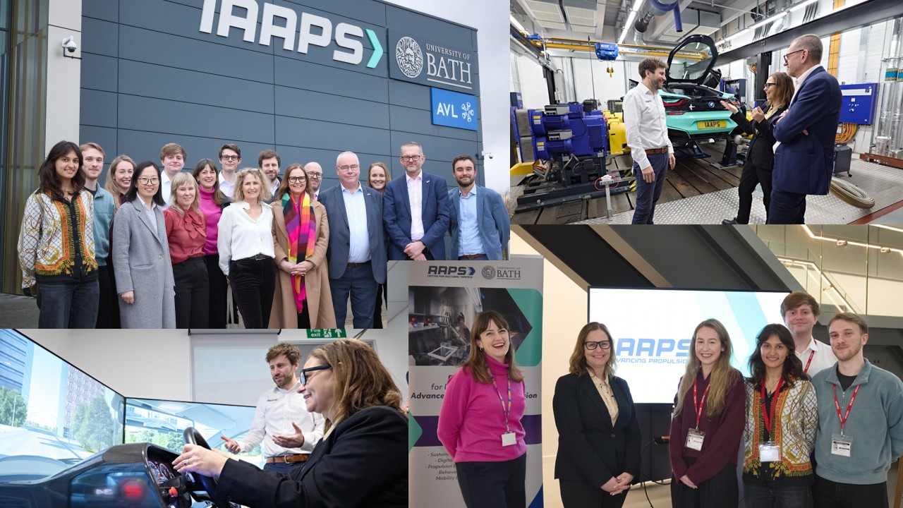 University of Bath showcases clean transport innovation and skills during Mayoral visit to IAAPS
