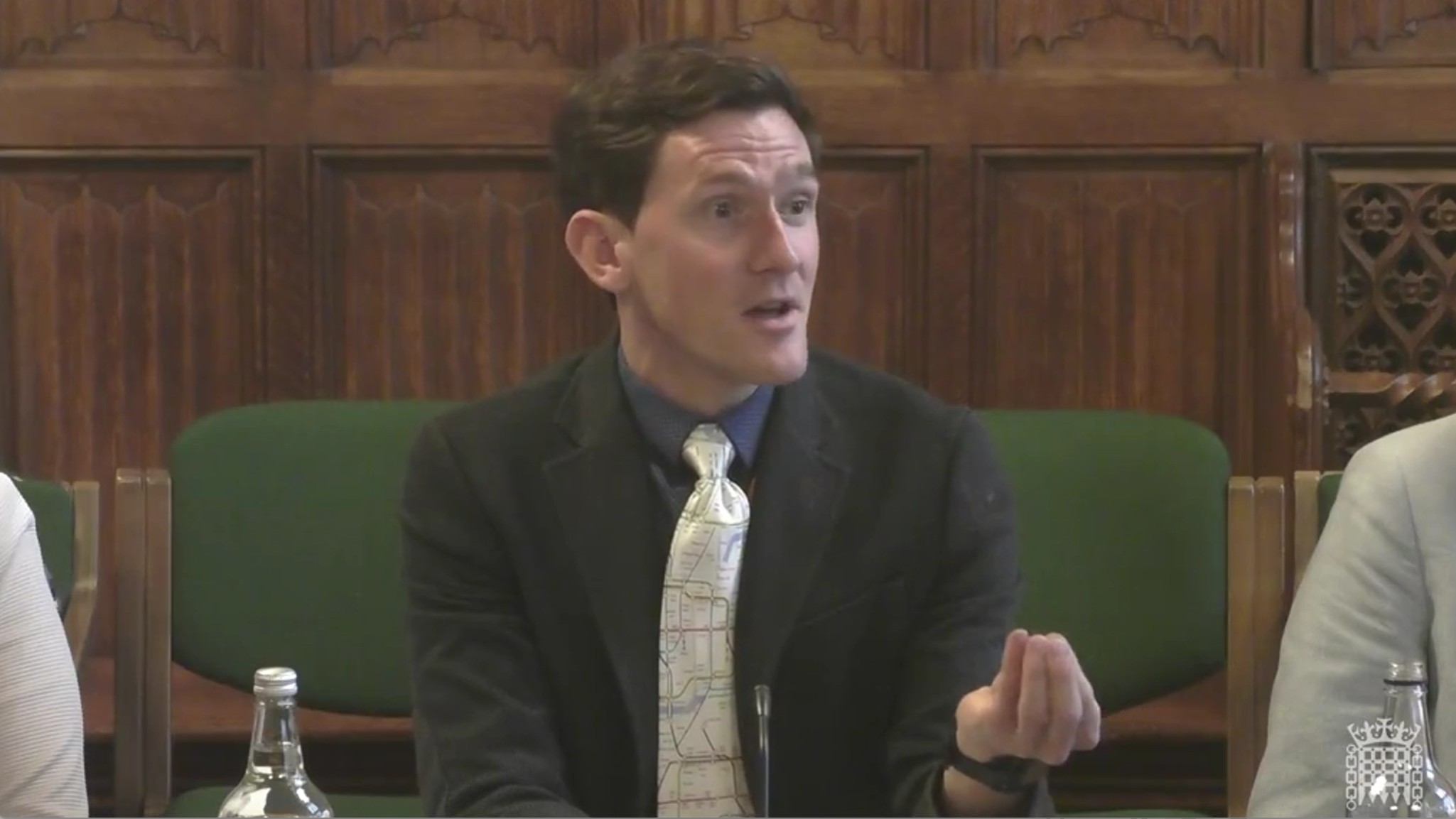 Transport expert Pete Dyson gives evidence to Parliament’s Transport Select Committee
