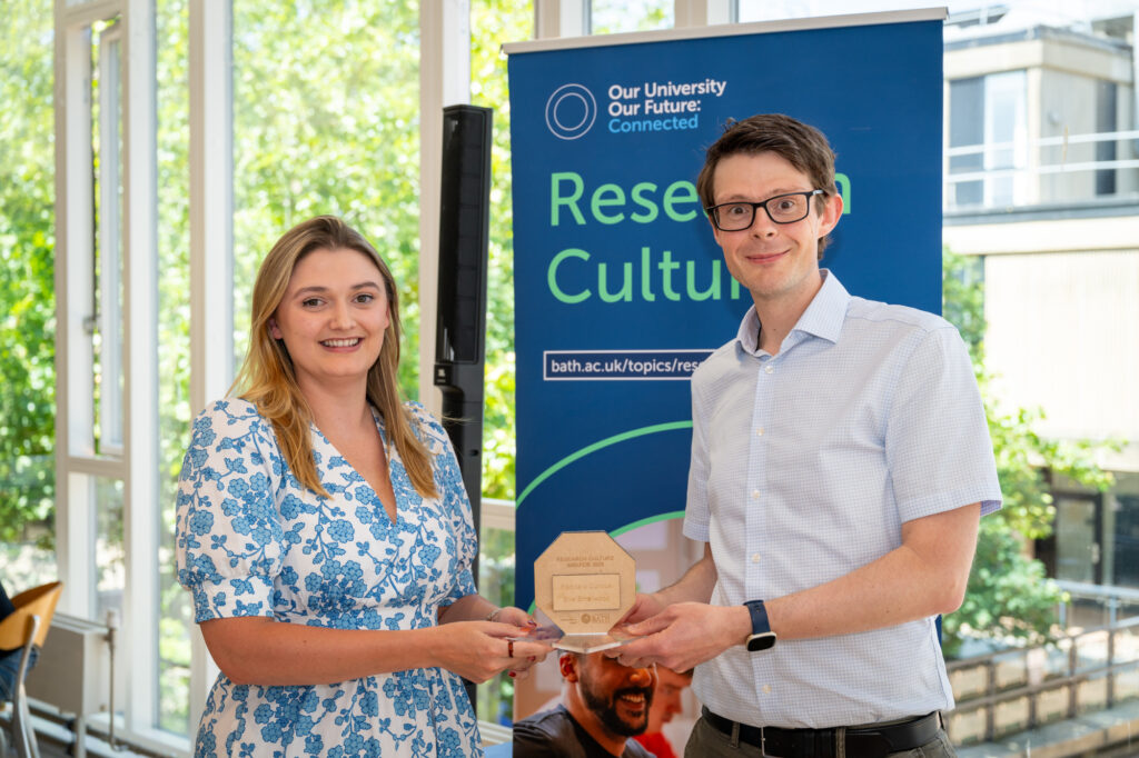 Ellie Smallwood named winner of Radically Curious award in the 2025 Research Culture Awards