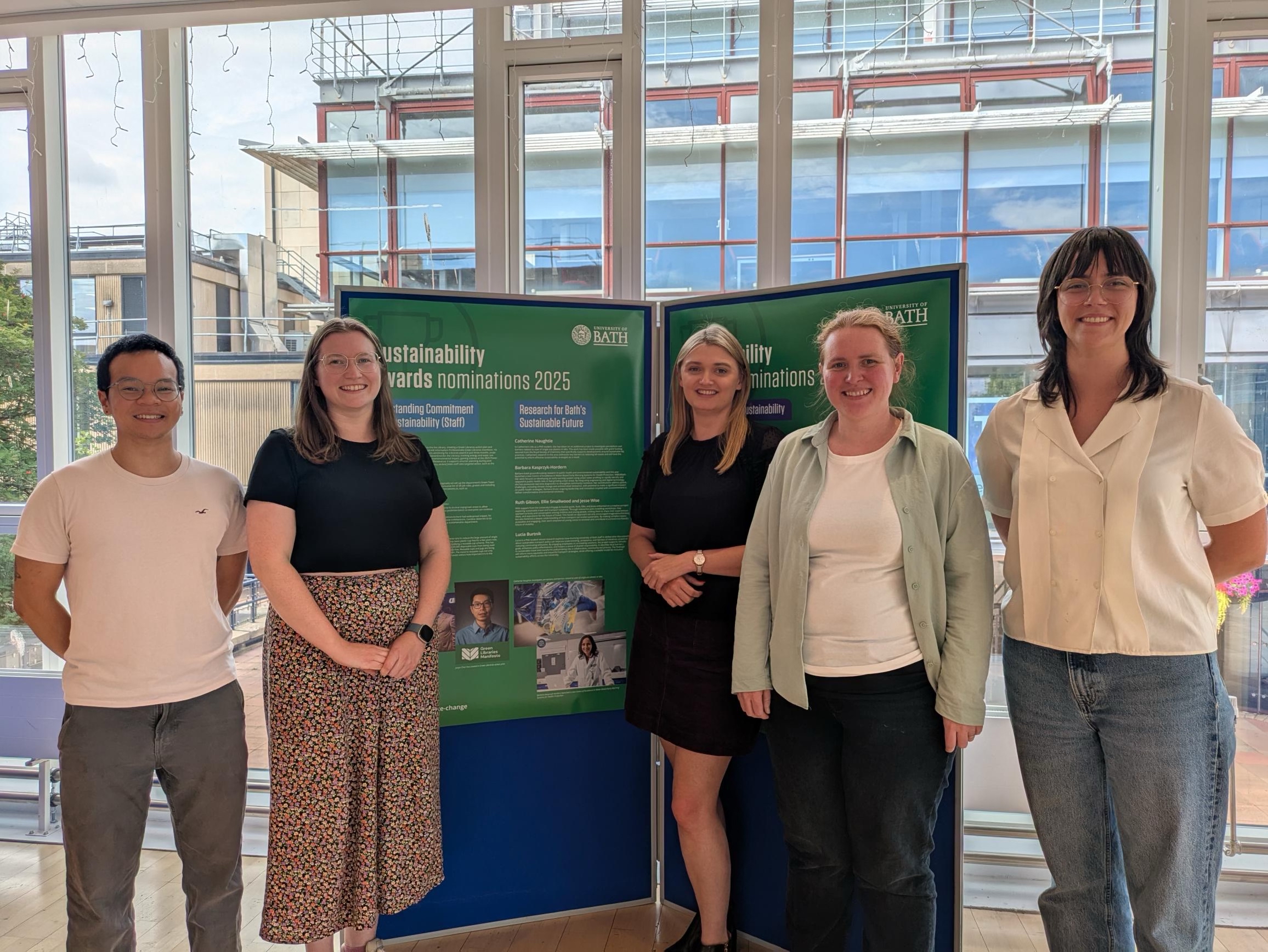 AAPS Students recognised at the University of Bath Sustainability Awards 2025